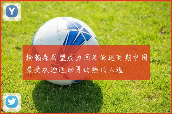 杨瀚森有望成为国足低迷时期中国最受欢迎运动员的热门人选